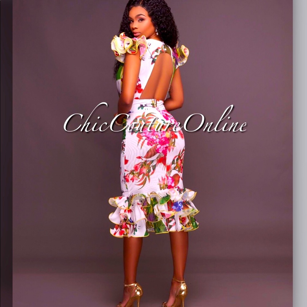 Rosa Ruffle Dress - Picture 2 of 2